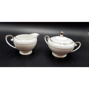 Tirschenreuth The Elgin Sugar & Creamer Bavaria Germany Silver 2270 Pasco